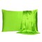 Homeroots 20 x 30 in. Bright Green Dreamy Silky Satin Queen Size Pillowcases 387898 - alternate 3